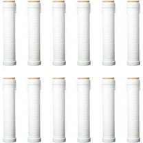 NOGIS 12Pcs Shower Filter for Handheld Shower Head Shower Filter Replacement High Pressure Handheld Shower Heads Filter Replacement Filters for Hard Water Remove Chlorine and Harmful Substances