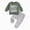 H190-Green, variant on TOWED22 Toddler Baby Boy Fall Clothes Print Graphic Long Sleeve Pullover Sweatshirt Tops Joggers Pants Set Winter Outfits