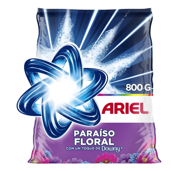 Detergente en Polvo Ariel Paraíso Floral 800g Explosión de Aroma en tu Ropa