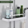 thumbnail image 3 of Shower Wall Caddy Multifunctional Bathroom Shower Shelf Bathroom Mounted Shelf, 3 of 10