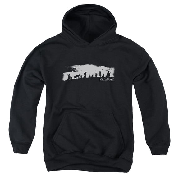 Lor - The Fellowship - Youth Hooded Sweatshirt - Large
