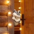 thumbnail image 4 of Kumdkd Peeking Frog Tree Ornament, Resin Garden Decor with Realistic Bark Texture, 3.54x1.77x1.57in Weatherproof Hanging Decoration for Patio, Fence, Fairy Garden & Outdoor Whimsical Decor, 4 of 6