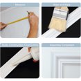 thumbnail image 6 of 6-Frame Pre-Cut Accent Wall Molding Kit, Premade Wainscoting Chair Rail Moulding Panel Set for Interior Home Decoration (Widened to 2.16''W Each,24pcs), 6 of 7