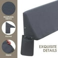 thumbnail image 3 of Teler Bed Wedge Pillow for Headboard, Full Size (54"x10"x6") , Bed Gap Filler, Grey, 3 of 7