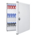 thumbnail image 3 of Rongfmy Key Lock Box Cabinet Key Organizer Wall Mount Holder Sturdy with Hooks for Valets Property Hotels Rental Management Complexes 72 Key Position, 3 of 9