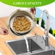 thumbnail image 3 of Juego De Colador De Acero Inoxidable, Coladores Y Coladores De Alimentos 4 En 1 Con Rebanador, Colador De Cocina Giratorio, Centrifugador De Ensalada, Lavadora De Frutas Y Verduras, 3 of 7