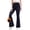 Deep blue, variant on Usaibhir Girls Fleece Lined Leggings Winter Flare Leggings Casual Warm Bell Bottom Pants for Girls 5-12T