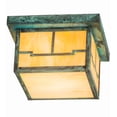 thumbnail image 5 of Meyda Tiffany 159221 Hyde Park Valley View 14" Wide Flush Mount Square Ceiling Fixture -, 5 of 7