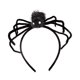 thumbnail image 1 of Diadema de Halloween, disfraz, tocado, tocado, diadema de cosplay, diadema, diadema Araña negra, 1 of 9