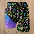 thumbnail image 3 of Womens Swim Shorts with Compresssion Liner 2026 Summer Casual Elastic Waist Leopard Print Board Shorts with Pockets Beachwear, 3 of 5