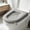 Pink, Sage Green, Sky Blue, Gray, variant on Waterproof EVA Toilet Seat Cover with Lift Tab, All Seasons Universal Washable Soft Toilet Seat Cushion, Non-Slip Reusable Quick Dry Bathroom Toilet Pad for Standard Oval Toilets