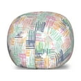 thumbnail image 1 of Abstract Storage Toy Bag Chair, Random Pencil Scribbles in Different Shades on Plain Background Strokes Modern, Stuffed Animal Organizer Washable Bag, Large Size, Multicolor, by Ambesonne, 1 of 3