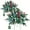 Cool White, variant on 2PK Light Up Outdoor Christmas Trees Extra Large Round 24x24 Inch Snow-Flocked Prelit Lighted Christmas Trees 120 LED with Timer Function Auto On/Off 8 Modes Lighting