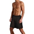 thumbnail image 4 of TANBOM Men's Nylon Mesh Five Pants Casual Comfortable Breathable Black XXL, 4 of 6