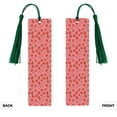 thumbnail image 2 of Kdxio Red Strawberry Print Metal Tassel Bookmarks,Perfect Gift for Art Lovers and Bookworms Metal Bookmarks for Women, 2 of 8
