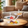 thumbnail image 4 of Yooshoverk 3 Tier Dessert Stand & Fruit Display - Acrylic for Cakes, Cupcakes - Party, Wedding Serving Tray - Table Centerpiece, 4 of 6