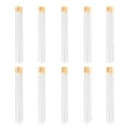 thumbnail image 1 of MasteelfCA 10Pcs Glass Test Tube Transparent Serological Test Tubes with Wooden Corks, 1 of 8