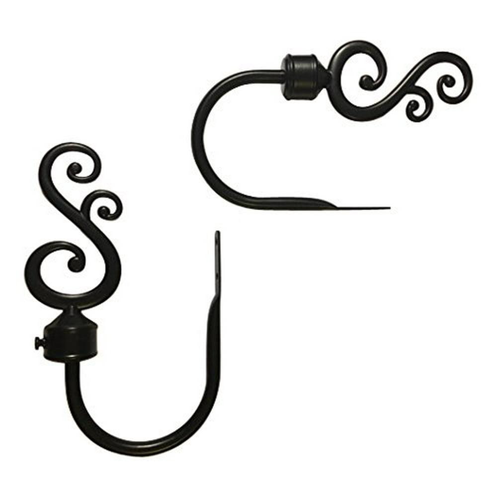 TEJATAN Curtain Holdbacks for Draperies (Curtain tiebacks Hook