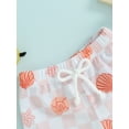thumbnail image 5 of Bagilaanoe Toddler Baby Boys Swim Trunks Print Elastic Waist Shorts 6M 12M 18M 24M 3T 4T Kids Beach Shorts Swimwear Bathing Suit, 5 of 8