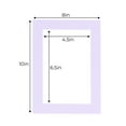 thumbnail image 3 of Light Purple Acid Free 8x10 Picture Frame Mats with White Core Bevel Cut for 5x7 Pictures - Fits, 3 of 4