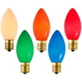 thumbnail image 2 of Pack of 25 C9 Multi-Color Opaque Christmas Replacement Bulbs, 2 of 8