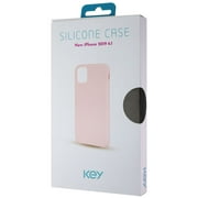Key Soft Touch Silicone Case for Apple iPhone 11 Smartphones - Pink