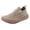Khaki, variant on Women's Barefoot ShoesTennis Zero Drop Minimalist Slip on Breathable Dress Sneakers for Outdoor Walking Casual Travel Black Size 8