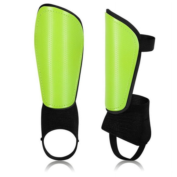 Protector de piernas de fútbol para adultos con protección de tobillo Tabla de piernas de panal para niños Protector de piernas Protector de rodilla deportivo