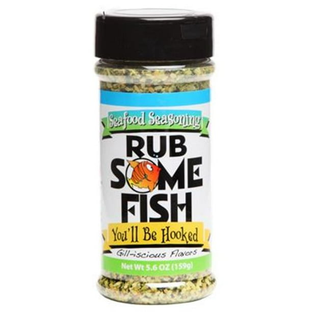 Old World Spices OW85215 5.60 oz. Rub Some Fish Seafood Seasoning