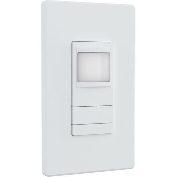 Lithonia Lighting WSXA WH 6.7 Ampere Double Switch Cfl, Incandescent Switch - White