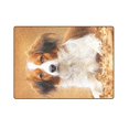 thumbnail image 3 of RYLABLUE Dog Under The Illusion Fleece Blankets Bed Throws 58x80 Inches, 3 of 3