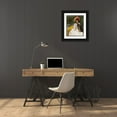 thumbnail image 3 of Hacker, Arthur 12x14 Black Ornate Wood Framed with Double Matting Museum Art Print Titled - Girl In a Punt, 3 of 4