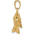 thumbnail image 3 of 14K Yellow Gold Polished 3-D Shrimp Pendant (19 X 30) Made In Peru c2517, 3 of 6