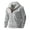 Gray, variant on Mens Jacquard Quilted Pullover Hoodie Long Sleeve Snap Placket Sweatshirt with Contrast Elbow Patches for Fall Winter Casual Wear,S,Khaki