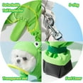 thumbnail image 3 of Small Dog Raincoat & Rain Shoes Set,Full-Coverage Reflective Dog Jacket with D-ring,Dog Raincoat with Rain Boots Set for Puppy Small Dogs Frog XS, 3 of 6