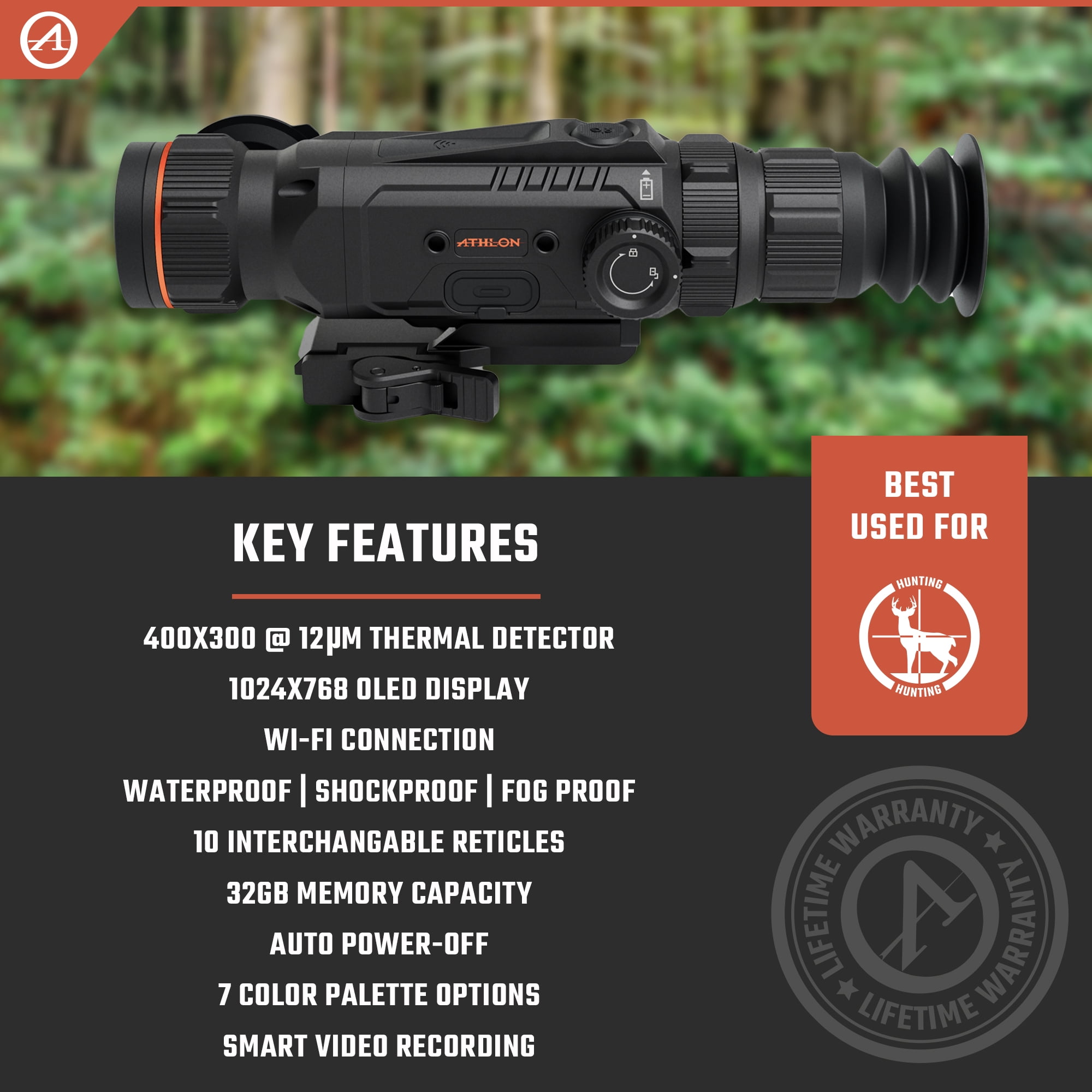 Athlon Optics Cronus ATS PRO 35P-400 Thermal Scope