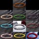 thumbnail image 3 of Xiao Hua Pulsera de cristal hecha a mano con cuentas de vidrio, pulsera elástica, joyería de moda para mujer, color blanco, 1 pieza, 3 of 5
