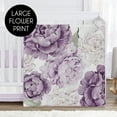 thumbnail image 5 of Sweet Jojo Designs Peony Floral Garden Purple Ivory 4 Piece Crib Bedding Set, 5 of 6