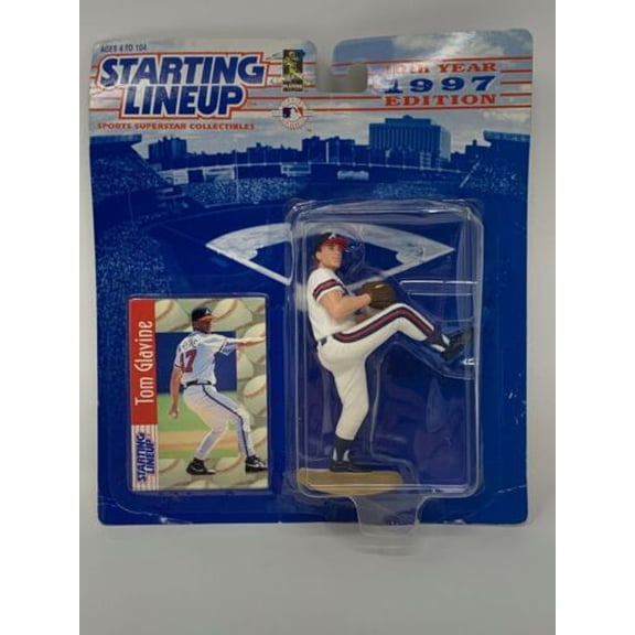 1997 Starting Lineup Tom Glavine Baseball Action Figure Atlanta Braves
