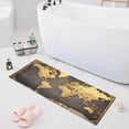 thumbnail image 7 of Coolnut World Map Bath Mat, Dry Quickly Non Slip Absorbent Bath Rug, Soft Living Room Bedroom Home Floor Mats, Bath Mats for Bathroom, Tub and Shower 20" x 39" Home Decor Gifts, 7 of 7