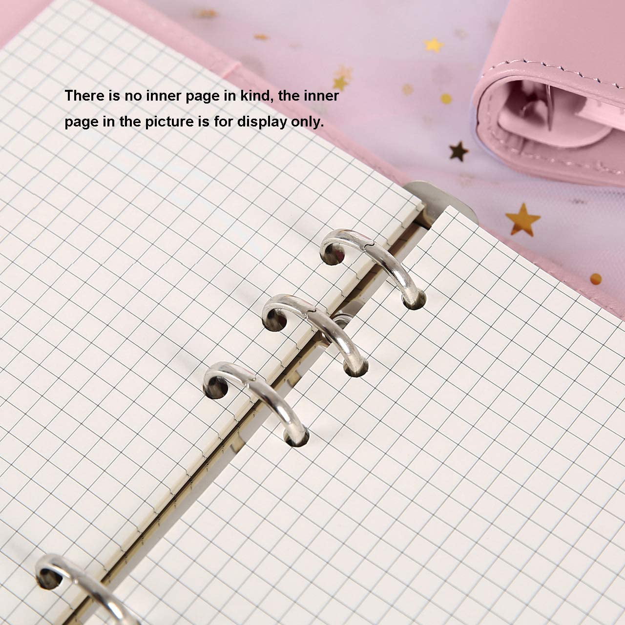 Binder Pockets With Cover Budget PU Leather Refillable 12 PCS Zipper Pouches 