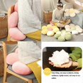 thumbnail image 4 of (Pink, 35x35cm) Chair cushions Flower shape, floor cushion comfortable seat cushion soft tatami cushion for kids garden, 4 of 5