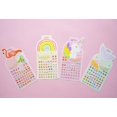 thumbnail image 3 of Pendientes adhesivos con forma de unicornio 3D para niñas, Koutey, 120 pares, 3 of 7