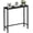Wood-grained Black, variant on Narrow Console Table, 29.5" Small Entryway Table, Thin Hallway Tables, Slim Sofa Side Tables for Hallway, Living Room, Bedroom, Foyer, Dark Slate Grey