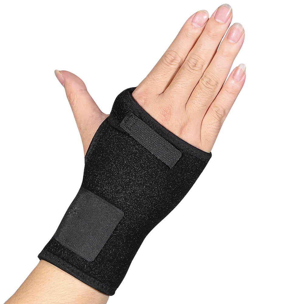 LHCER Wrist Brace Splint Support Left Right Hand Carpal Syndrome Support Recovery BLK