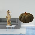 thumbnail image 2 of Escultura De Calabaza De Resina Dorada, Adorno De Almohada De Peluche Para Oficina, Dormitorio, Sala De Estar, Sofá, Armario, Chimenea, Regalo Decorativo De Halloween, 2 of 8
