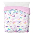 thumbnail image 5 of Saturday Park Ombre Butterflies 100% Organic Cotton Kids' Duvet Cover & Sham Set,Multi-color, Twin ,Duvet sets, 5 of 7