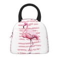 thumbnail image 3 of Logiee Flamingo Print Lunch Bag for Women & Men,Adult Insulated Lunch Box,Food Lunch Containers,Reusable High Capacity Lunch Tote Bags for Work, Travel, Outdoor, 3 of 9