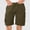 Green, variant on WWV Cargo Shorts Men Work Shorts for Men Construction Pockets Drawstring Shorts Solid Color Casual Comfy Loose Fit Outdoor Running Workwear Pants Beige L