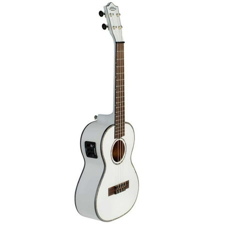 Lanikai Julia Michaels Signature Tenor Acoustic-Electric Ukulele White